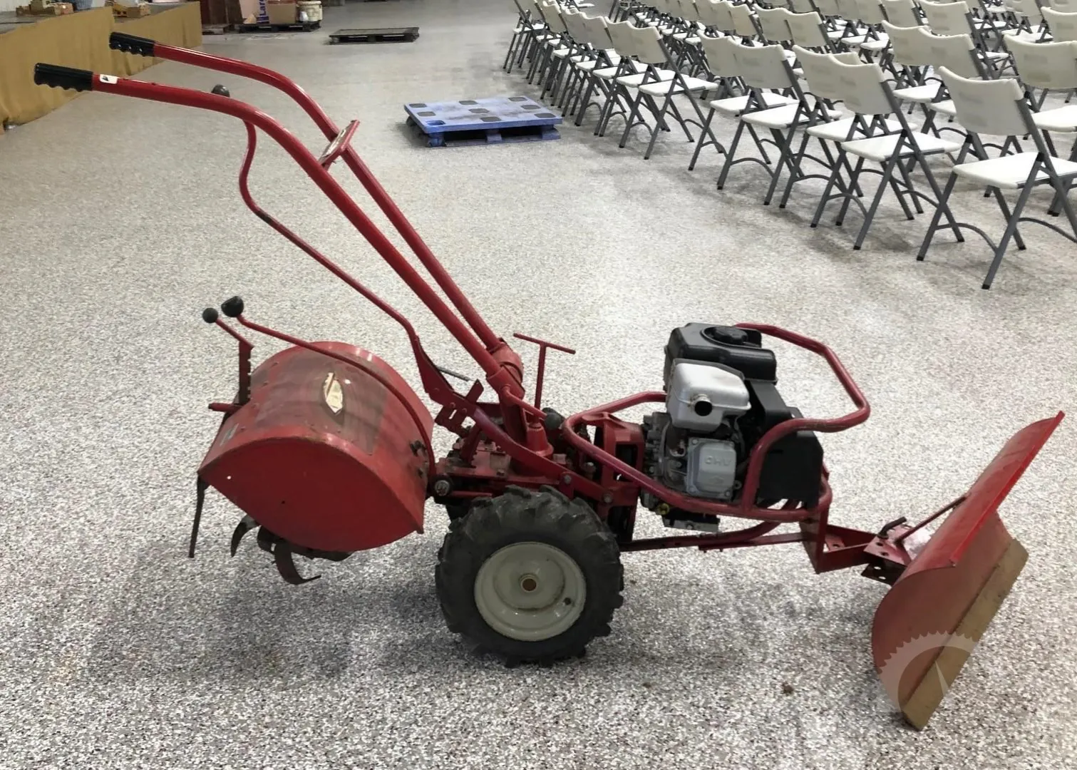 UNKNOWN SELF PROPELLED REAR MOUNTED TILLER W/ BLADE