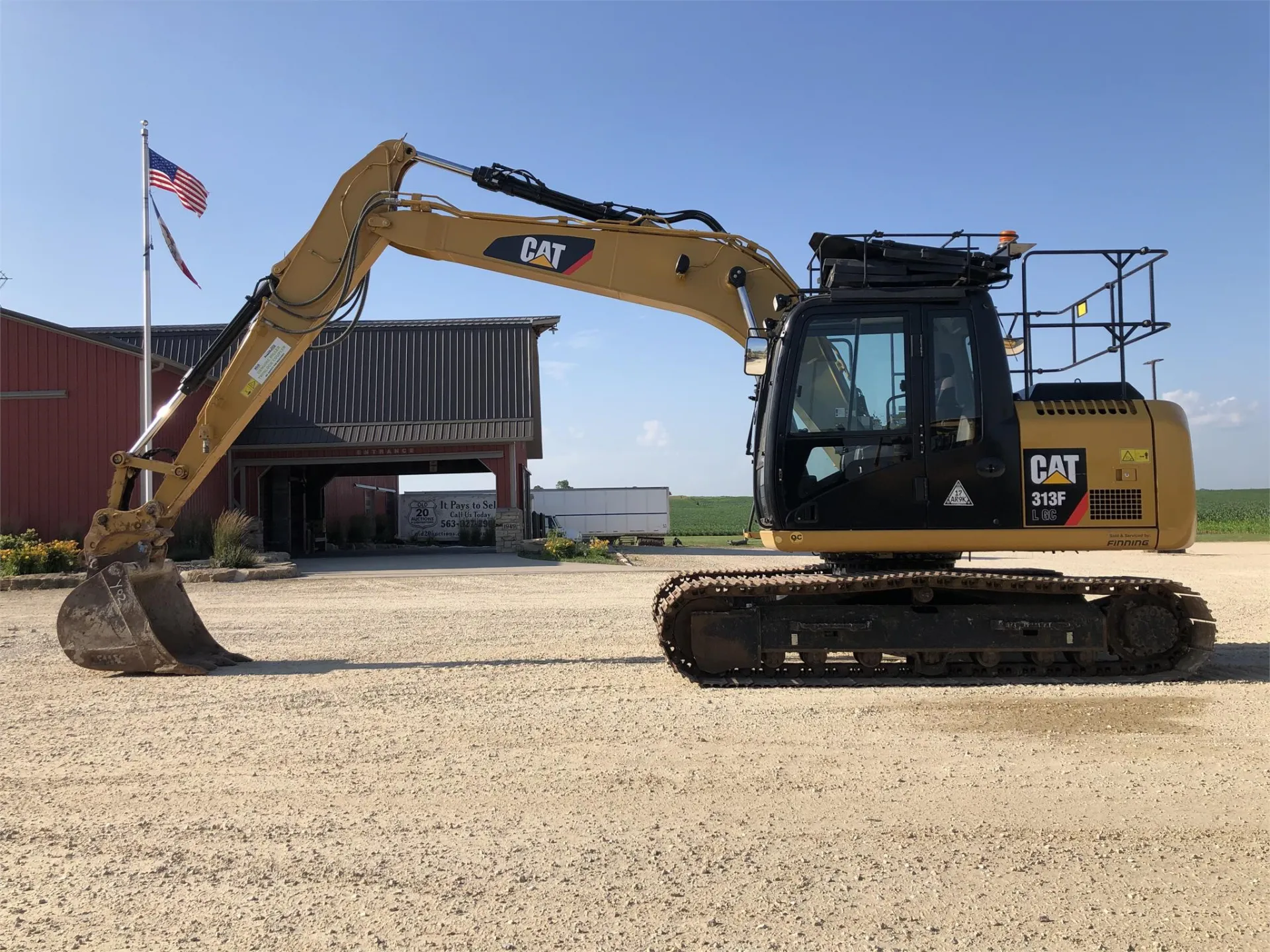 2017 CATERPILLAR 313FLGC EXCAVATOR