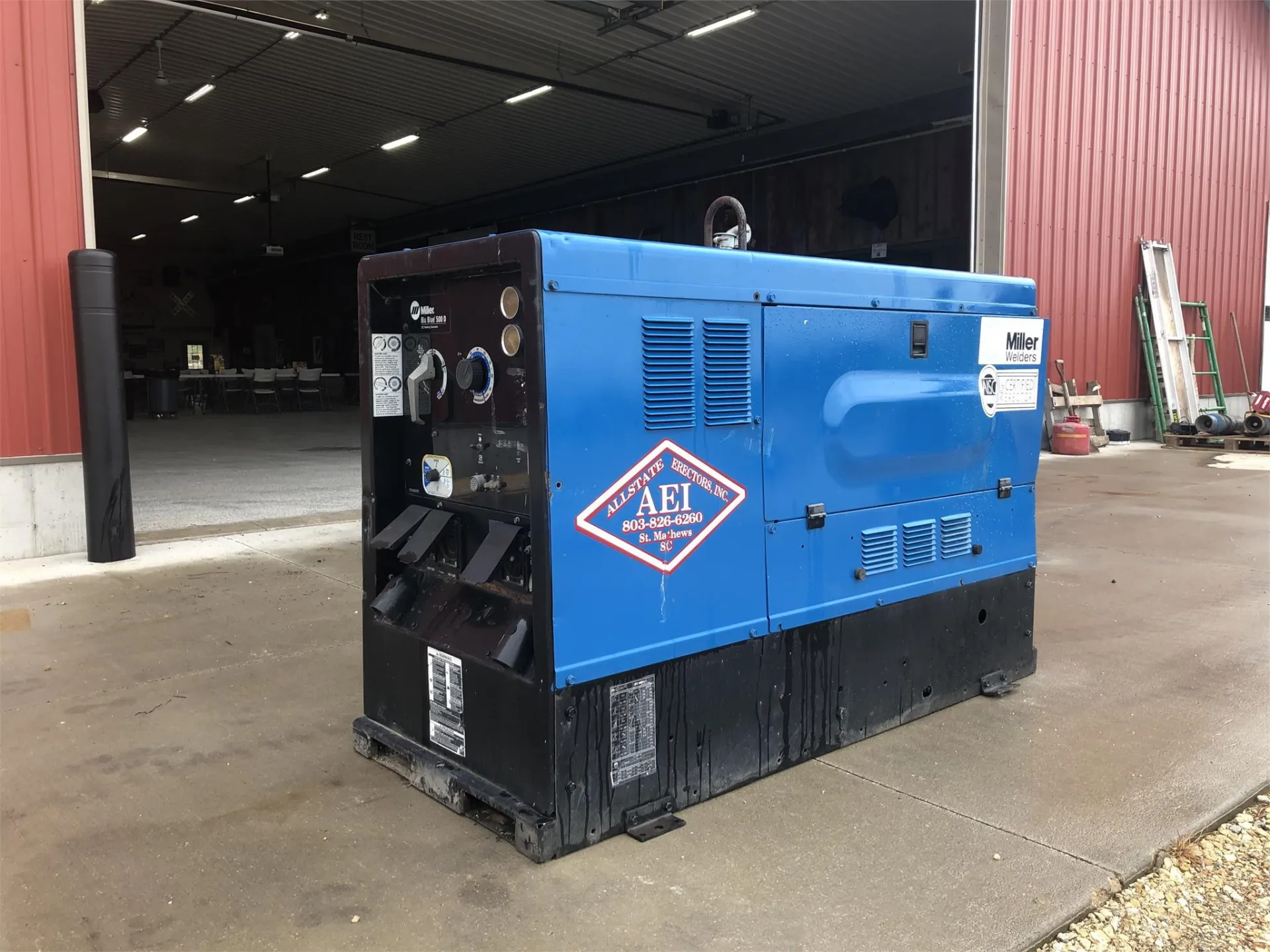 MILLER BIG BLUE 500D GENERATOR