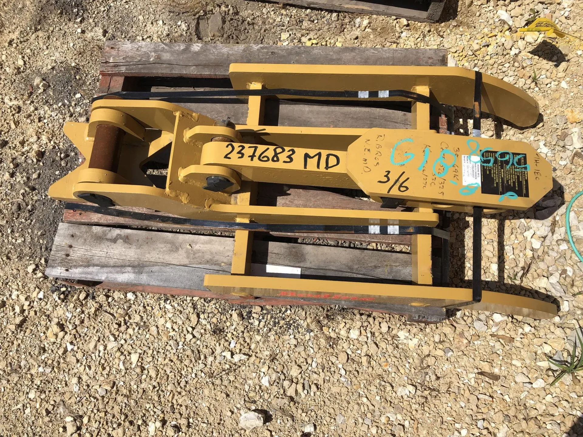 BODINE MANUAL EXCAVATOR THUMB