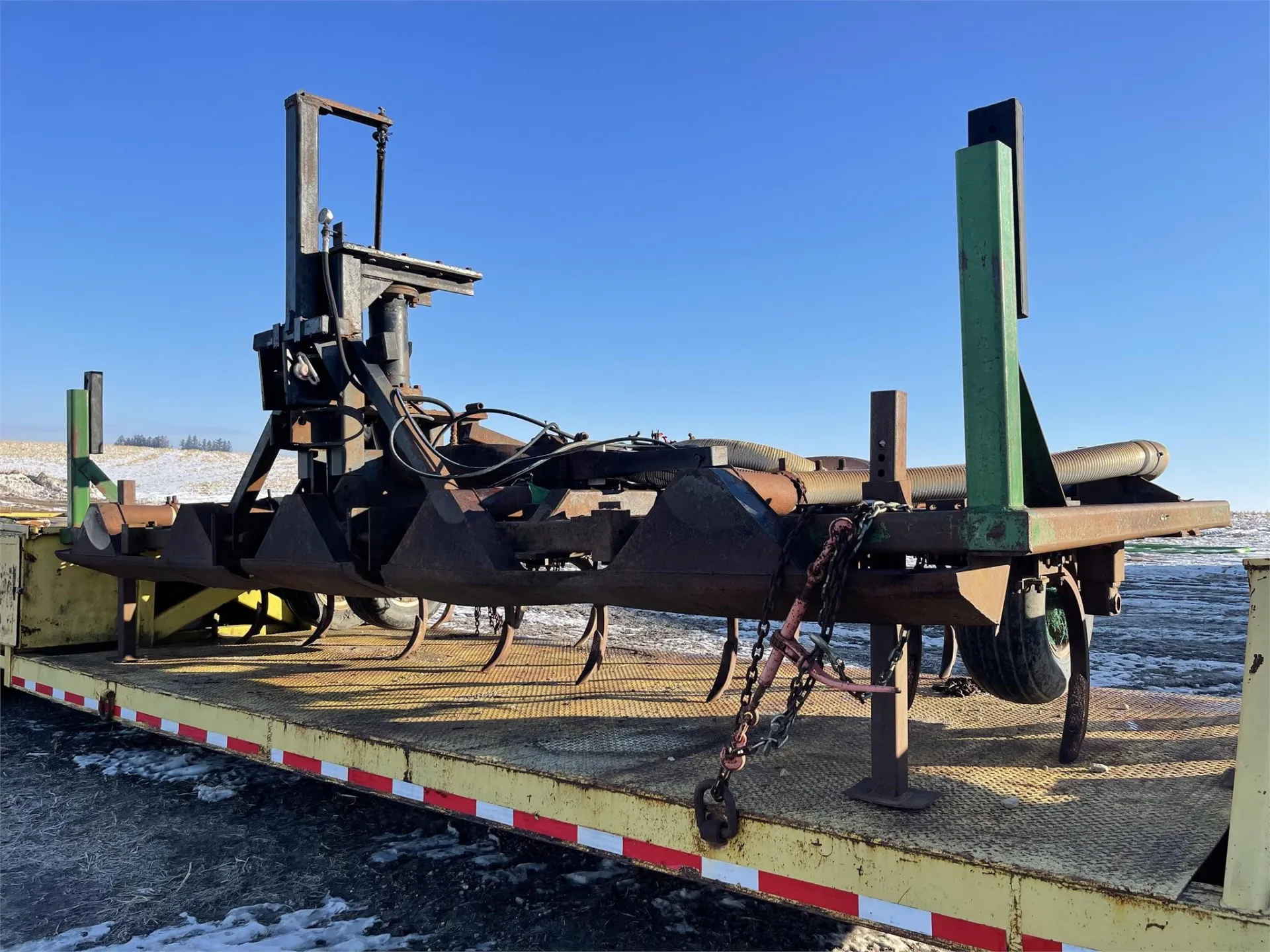 Custom Made 3 Point 18 Foot Chisel Manure Applicator